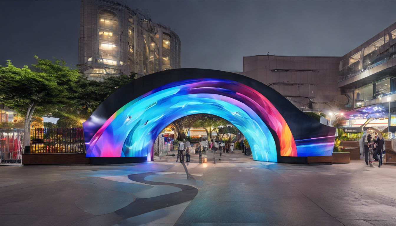 Read more about the article Curved Outdoor Led Display Manufacture