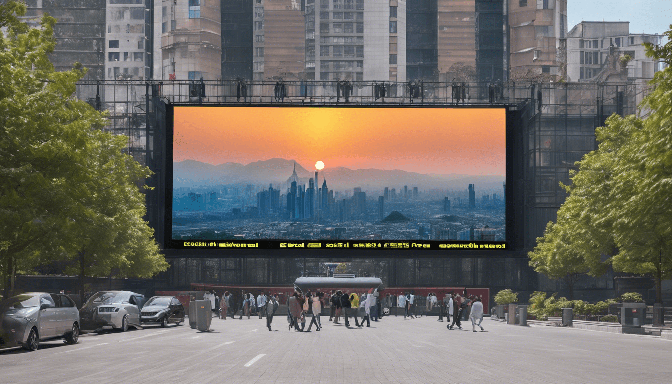 Read more about the article Large Outdoor Led Screen Display Manufacture