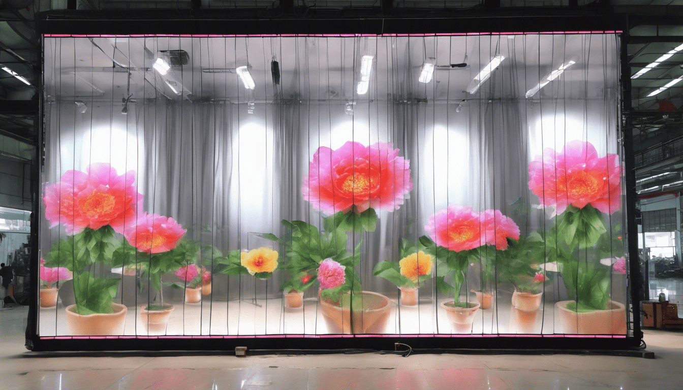 Read more about the article curtain transparent led display manufacture